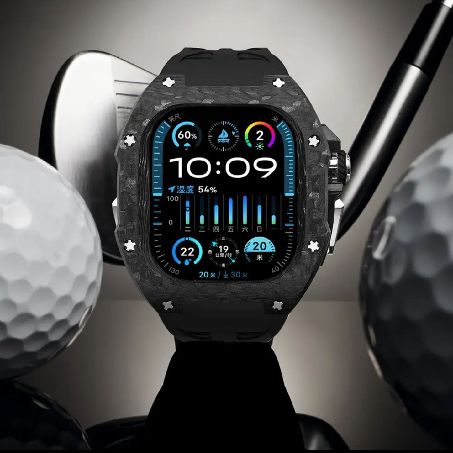 Carbon Fiber Edition Luxury Apple Watch Case