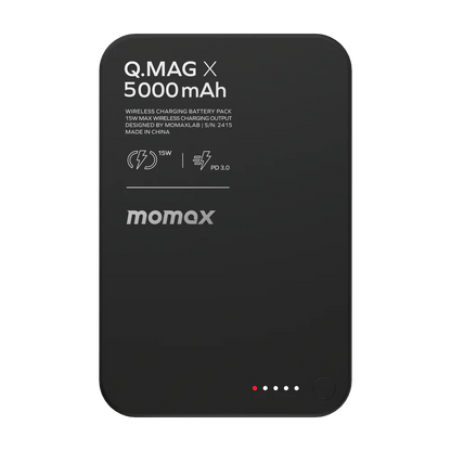 Q.Mag X Magnetic Wireless Power Bank 5000mAh - Gen 2