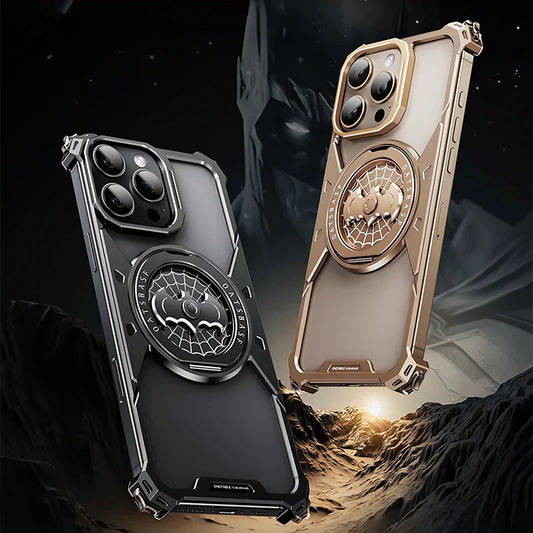 iPhone Batman Web Metal Ring Stand Case For iPhone